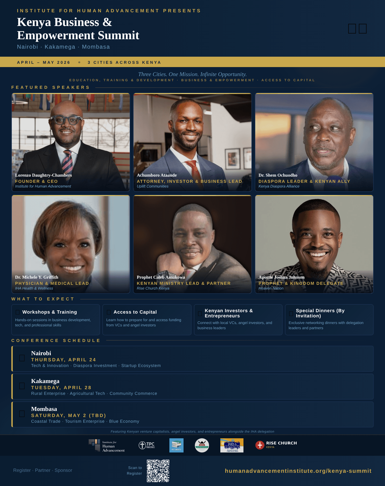 Kenya Business & Empowerment Summit 2026 — Featured speakers and conference schedule